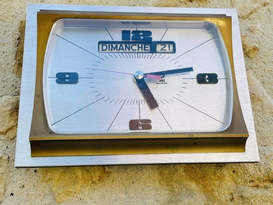 Image 1 of Orologio da parete di metà secolo di Jaz, anni '70-'80