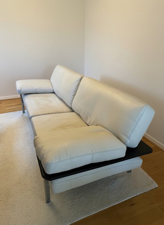 Image 1 of Canapé B&B Italia Diesis en cuir blanc design Citterio