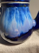 Vintage tweedelige theepot van steengoed van Alphonse Mouton