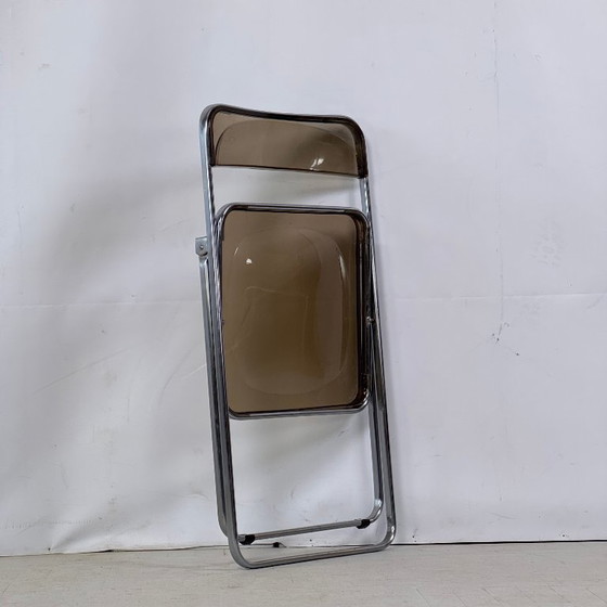 Image 1 of Klappbarer Designerstuhl aus Kunststoff & Chrom, 1960er