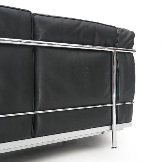 Image 1 of Canapé 2 places LC2 de Le Corbusier pour Cassina, années 1970