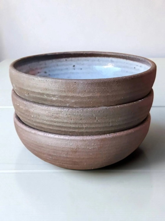 3 steengoed kommen van Ratilly / J&N Pierlot / Puisaye – Servies, Porcelain, Vintage (photo 5 of 6)