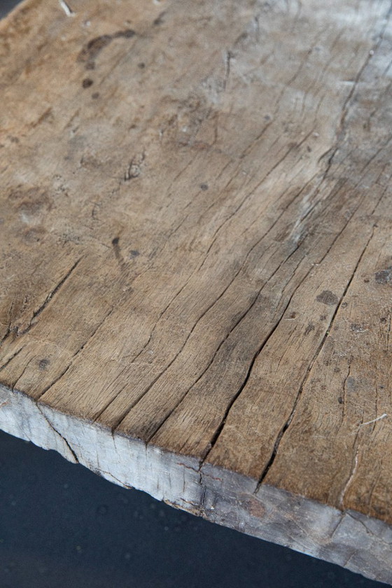 Image 1 of Antique Indonesian birth table – hand carved – one piece hardwood