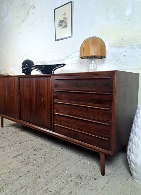 H.P. Hansen palisander(rosewood) Sideboard, Brown (photo 2 of 8)