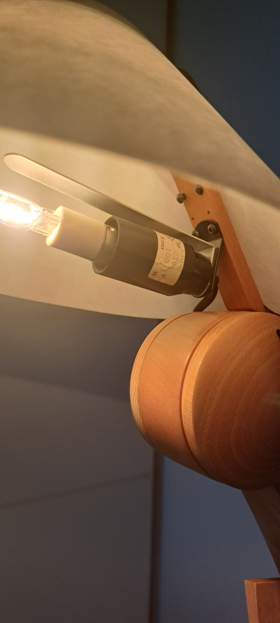 Image 1 of DOMUS Type 6304 Adjustable Floor Lamp – Original Lunopal Shade