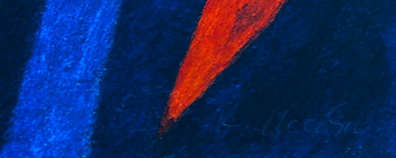 Image 1 of Karmen Moccha: "Homenaje Jim Morrison". Giclée sobre Hahnemühle Velvet, firmado a mano. Edición 4/10. En excelente estado.