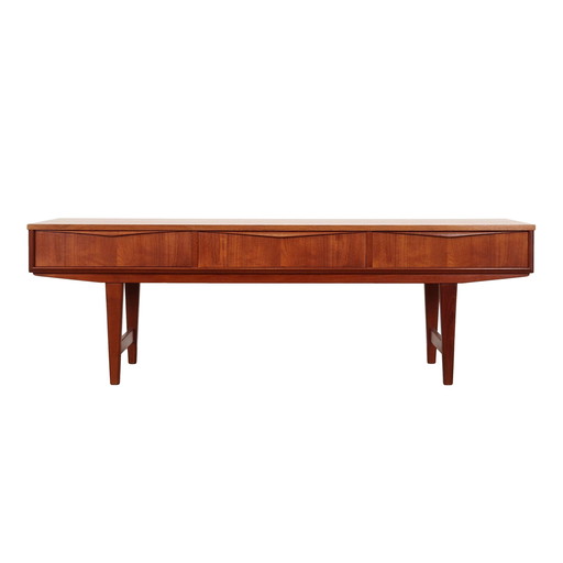 Teak Lowboard, Danish Design, 1970S, Production: Denmark