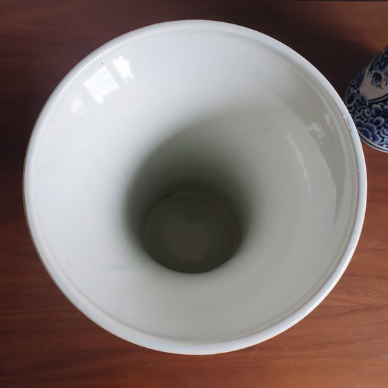 Image 1 of Jarrones azules de Delft de 1950