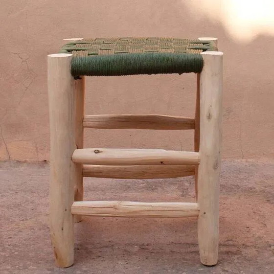 Geflochtene Hocker – Holz (photo 2 of 3)