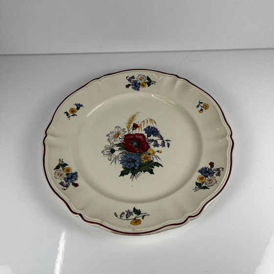 Round Cake Dish "Agreste" Sarreguemines, 20th Century – Crockery, Ceramic (photo 7 of 7)