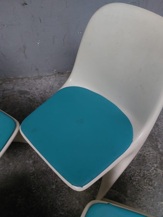 4 chaises Casalino vintage de style Space Age, conçues par Alexander Begge pour Casala. (photo 12 of 33)
