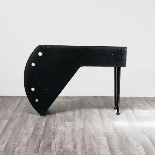 Paolo Pallucco Attr. Bank met salontafel en tijdschriftenrek Postmodern jaren 80
