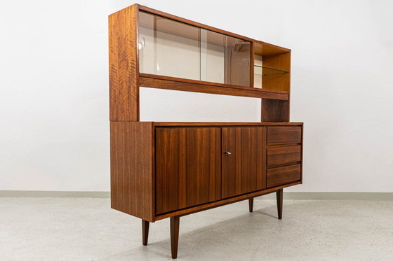 Image 1 of Vintage dressoir met vitrinekast van SFM, jaren 1970