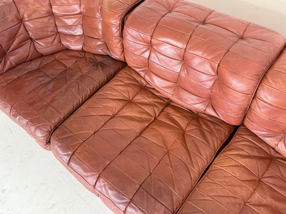 Image 1 of De Sede DS 11 Leather Sofa Couch Desede Armchair Design Modular Elements