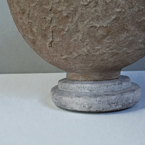 Vintage Plexiglass Globe Table Lamp