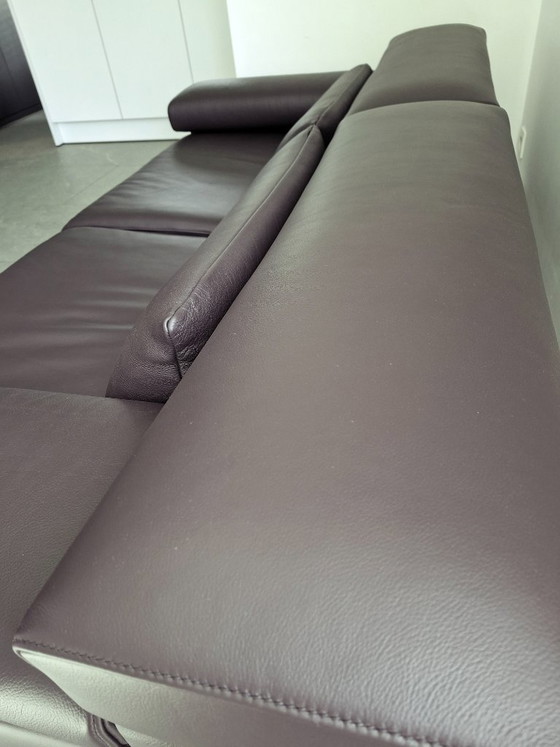 Image 1 of Sofá de piel de 2 plazas Jori Design – Como nuevo – Acabado profesional