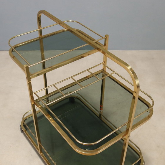 Messing barkar uit de jaren 70 – Wijnrek, Brass (photo 4 of 8)