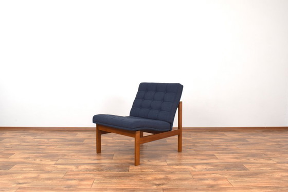 Image 1 of Mid-Century Teak Moduline Lounge Chair by Ole Gjerløv-Knudsen & Torben Lind for France & Søn, 1960s