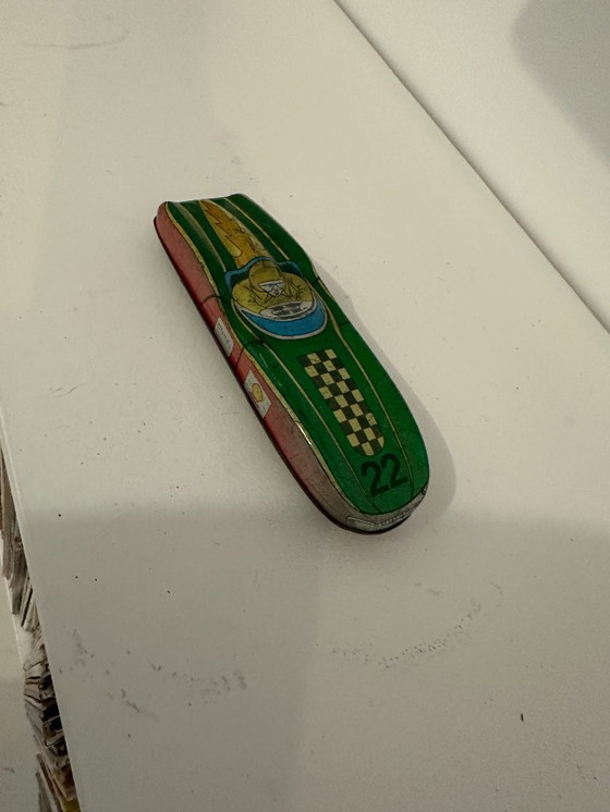 Image 1 of Voiture de course en tôle lithographiée – GÜREL (Turquie) – Années 1950/60