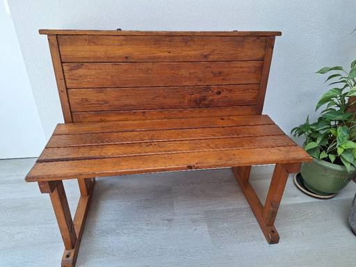 Houten bankje