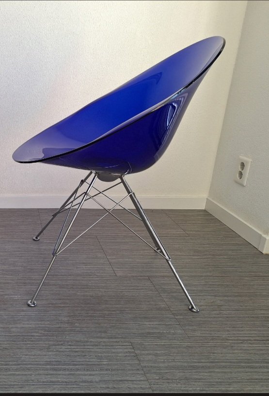 Kartell Eros チェア 青色 Kartell Eros チェア 青色 ERO|S|