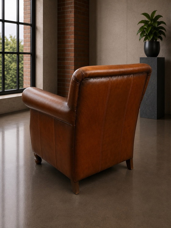 Muylaert Fauteuil, Cuir, Marron (photo 6 sur 9)