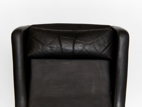 Image 1 of Sedia e poggiapiedi wingback vintage di Rudolf Glatzel per Kill International, 1960