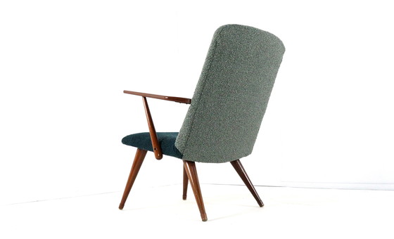 Image 1 of Akerblom Schwedisch Zweifarbiger Sessel Stuhl Vintage