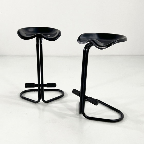 Image 1 of Tabouret tracteur noir de Rodney Kinsman pour Bieffeplast, années 1970