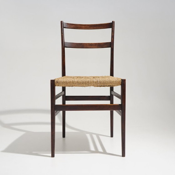 Image 1 of Sechs „Leggera“-Stühle von Gio Ponti für Cassina, 1950er Jahre