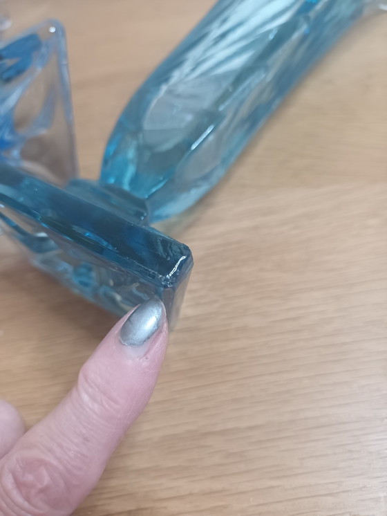 Image 1 of 2 Art Deco pressed glass vases