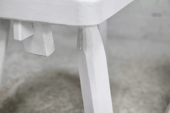 Image 1 of 2 sedie a treppiede, sedili Gouge, brutalisti