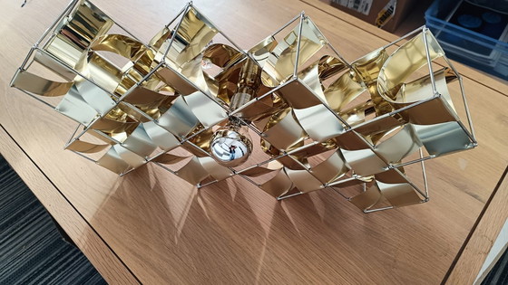 Image 1 of Sauze Line wall light in gold aluminum