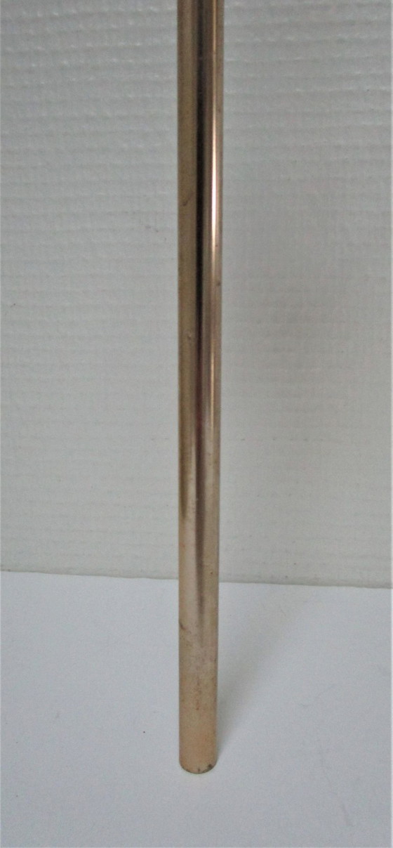 Image 1 of 1970s metal and glass display shelf