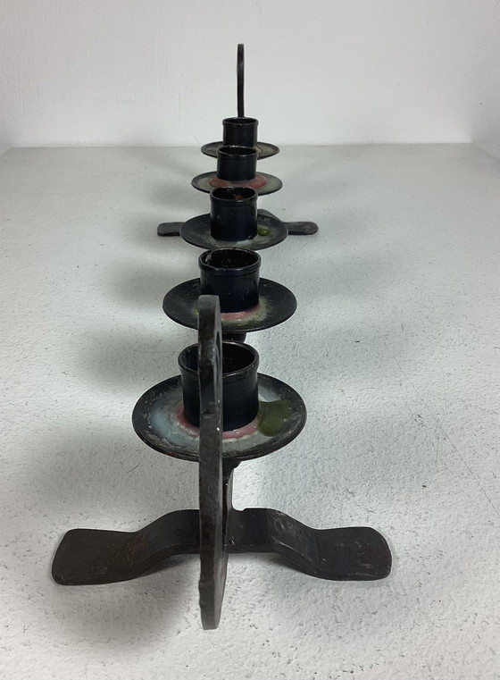 Image 1 of Bougeoir finlandais danois Viking boat vintage sixties