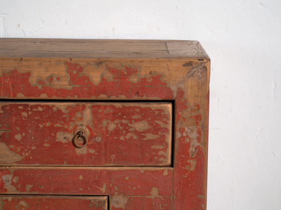 Antique chest of drawers in elm wood – China, circa 1930 – Iron (photo 23 of 40)