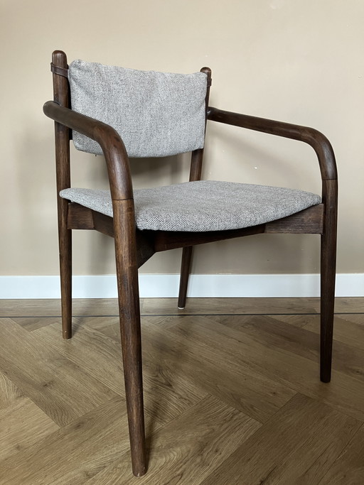 Nouveau ! Chaise de salle à manger Dutchbone Torrance – eetkamerstoelen, Leather, Textile