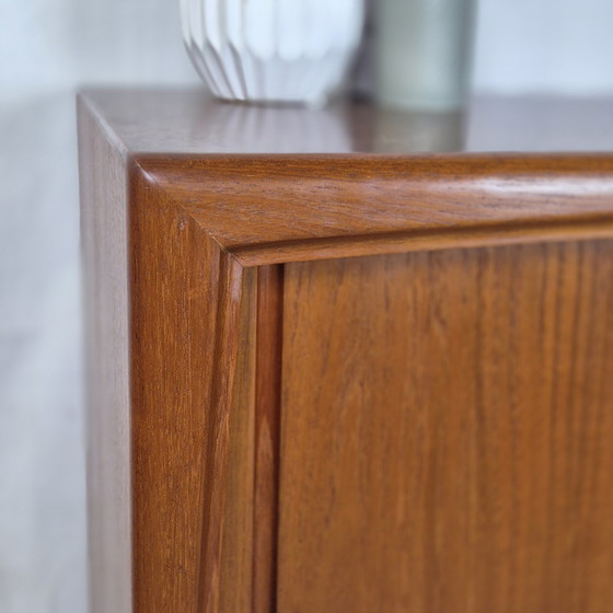 Image 1 of Axel Christensen vintage Deens wandmeubel highboard dressoir