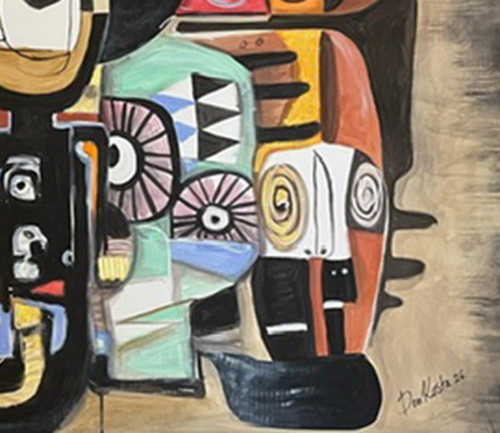 Image 1 of Gods XXl format original Don Kosta Acrylic Painting