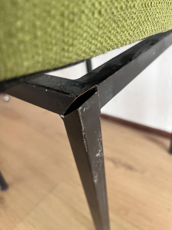 Image 1 of Sedie vintage (anni '60) con rivestimento verde