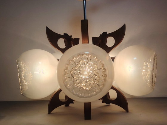 Image 1 of Space Age Sputnik Futurist Ceiling Light
