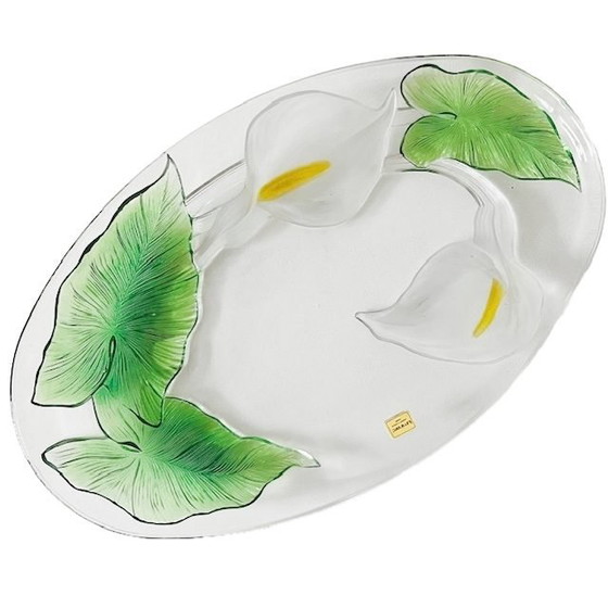 Image 1 of Ciotola in vetro vintage Luminarc Arum in stile Art Nouveau, anni '50