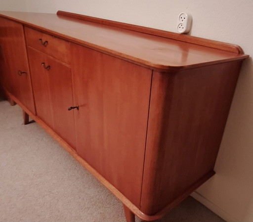 Dressoir Mahogane Vintage Retro 1950 Kempkes Meubelfabriek Waddinxveen