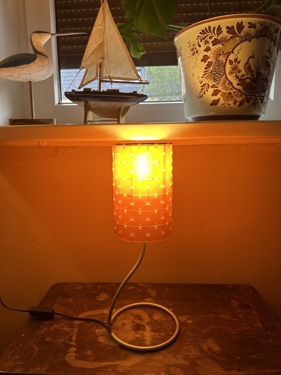 Image 1 of Pop zart Mid Century Table Lamp 1970s 