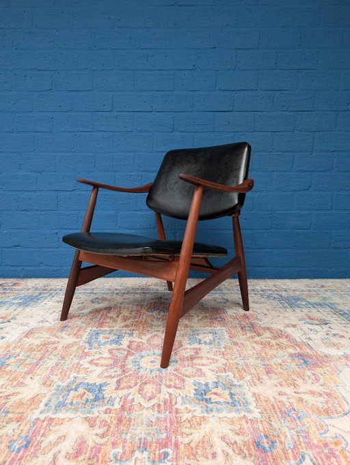 Poltrona vintage, Louis van Teeffelen per Wébé, anni '60