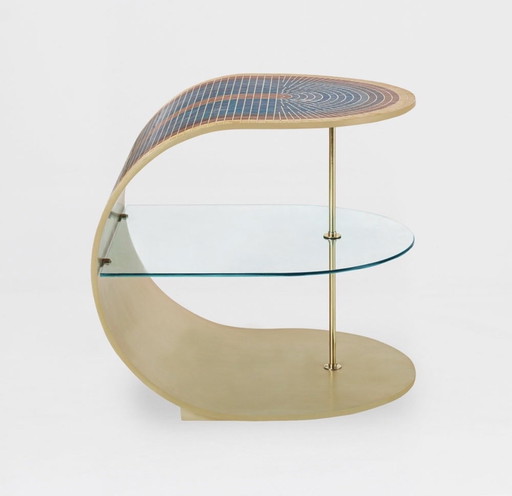 Vonn Jansen Papillon tafel, bijtafel/salontafel/nachtkastje uniek handgemaakt