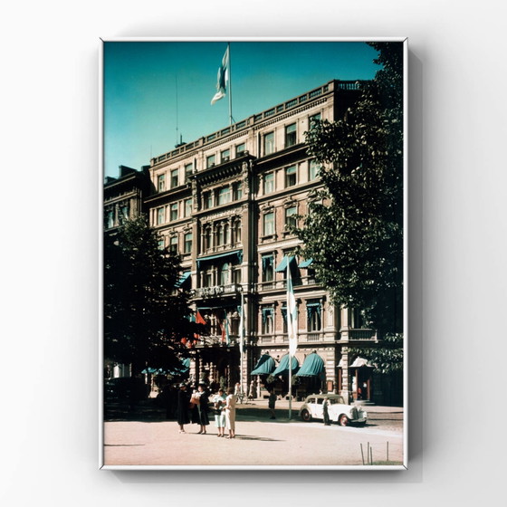 Image 1 of 1x Fine Art Print — Hotel Kämp, Helsinki, 1950 kodachrome