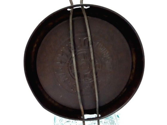 Image 1 of Lámpara de aceite de cristal antigua