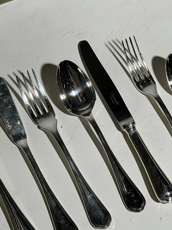Christofle “Spatours” 144-Piece Flatware Set — New in Original Boxes – Cutlery Sets (photo 2 of 10)