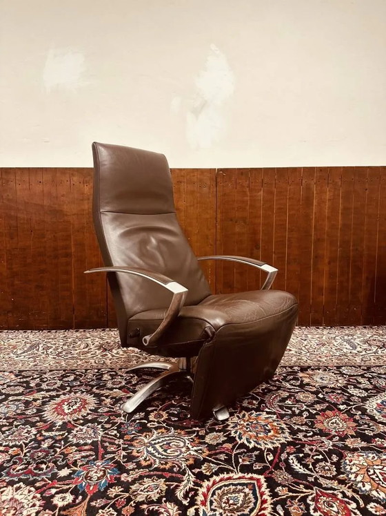 Jori Brainbuilder Recliner Armchair, Leather, Metal, Brown, Design (photo 2 of 12)